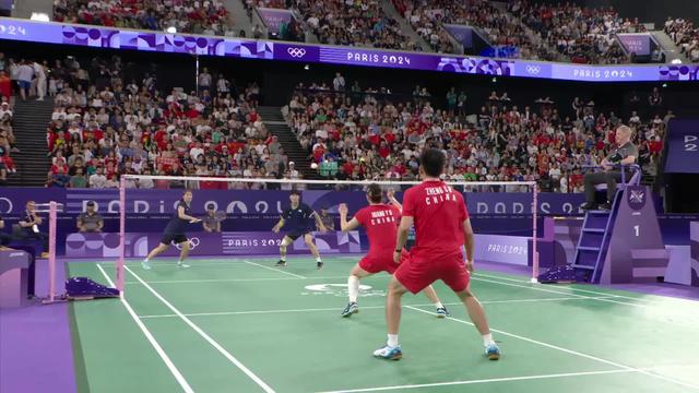 Double mixte, finale, Zheng-Huang (CHN) - Kim-Jeong (KOR): le duo chinois remporte l'or sans trembler