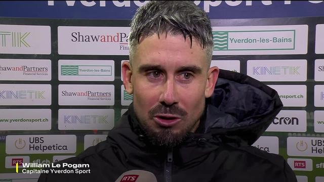 Super League, Yverdon – Bâle (1-4): interview de William Le Pogam, capitaine YS