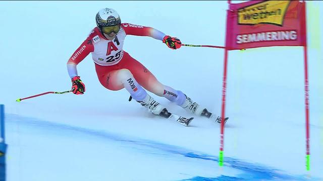 Semmering (AUT), géant dames, 2e manche: Wendy Holdener (SUI) flanche en fin de course