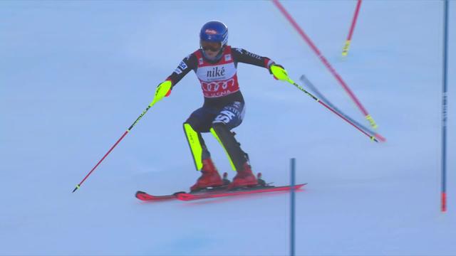 Jasna (SVK), slalom dames, 2e manche: Mikaela Shiffrin (USA) assure et s'impose pour la 95e fois en Coupe du monde