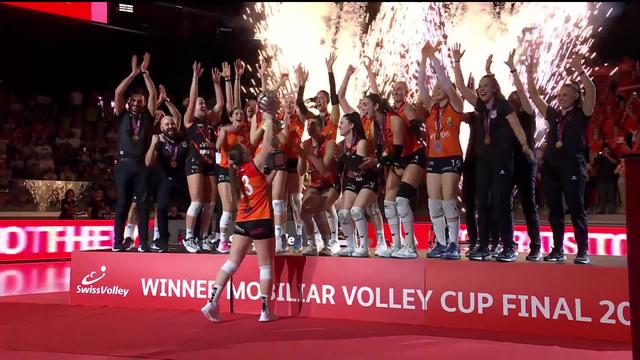 Volleyball, Coupe de Suisse, finale dames: le NUC l'emporte 3 sets à 0 face à Lugano