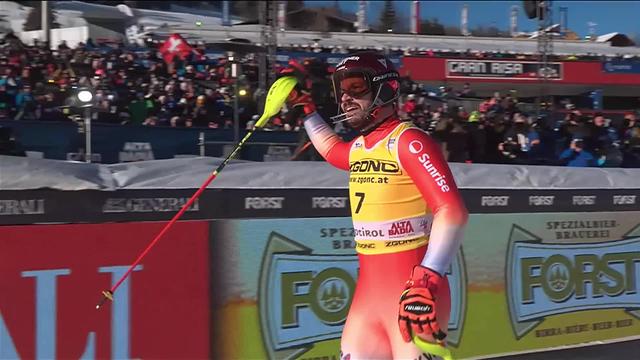 Alta Badia (ITA), slalom messieurs, 2e manche: Loïc Meillard (SUI) s’arrache et prend le lead provisoire