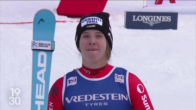 Ski alpin: premier podium de Coupe du monde pour Camille Rast, qui prend la 3ème place du slalom de Gurgl, remporté par Mikaela Shiffrin