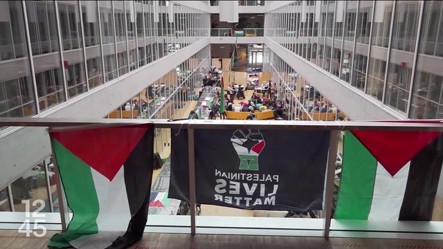 Les activistes de l’UNIL en soutien aux Palestiniens ont obtenu l’autorisation d’occuper un bâtiment jusqu’à lundi