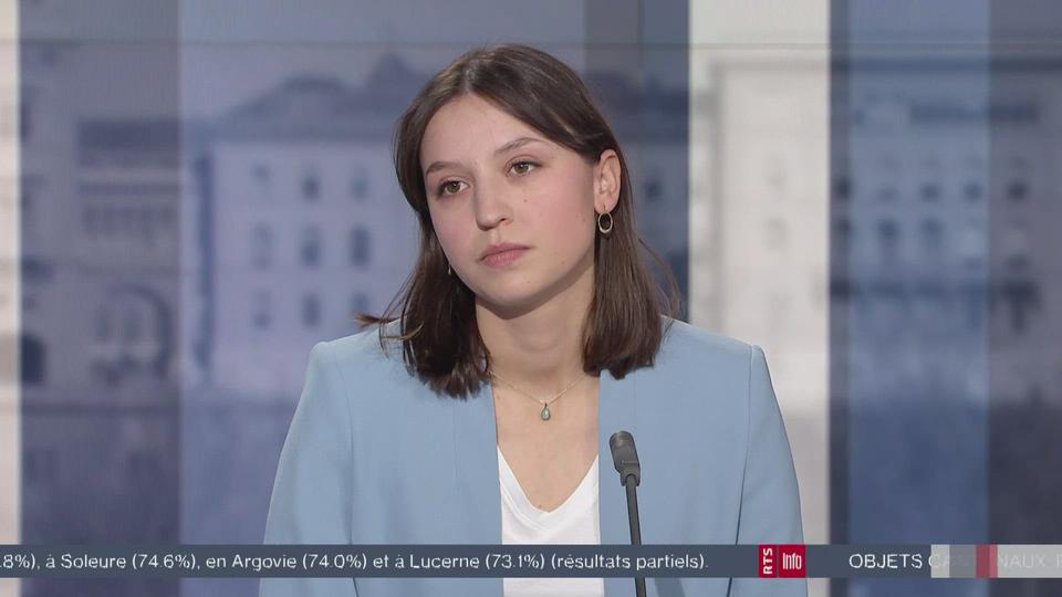 L'avis de la présidente des jeunes PLR vaudois Pauline Blanc