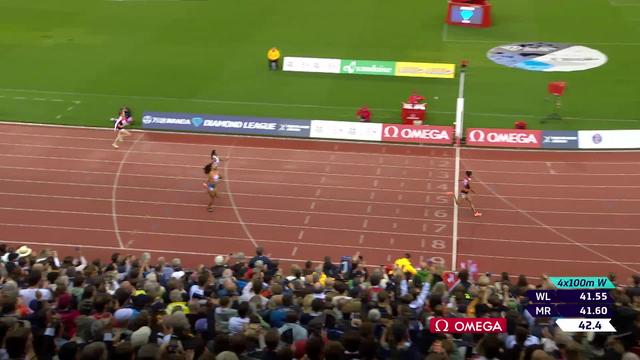 Zurich (SUI), relais 4x100m dames : superbe victoire des Suissesses !