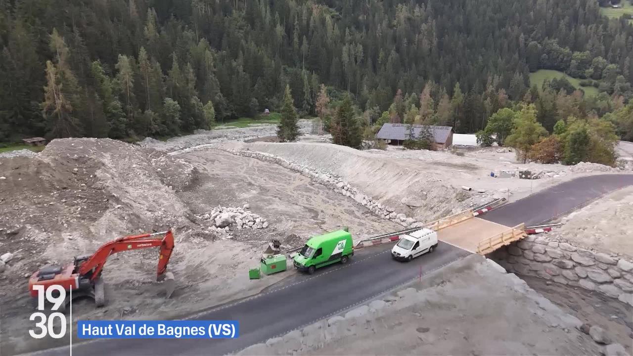 Les habitants du Val de Bagnes sont soulagés après la réouverture de la route de Lourtier