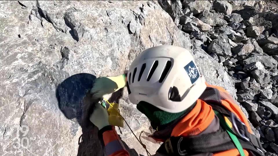 Pendant que les habitants de Brienz évacuent, les géologues surveillent la montagne en mouvement