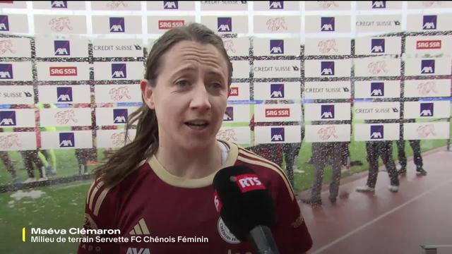 Finale, Young Boys Frauen – Servette Chênois (2-3): Maéva Clémaron tout sourire après la victoire de son équipe