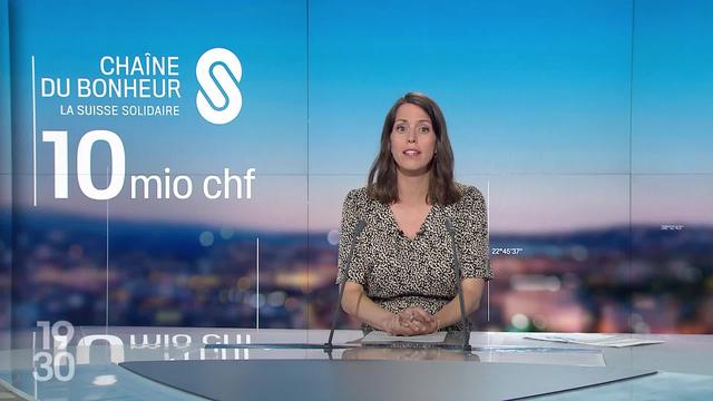 La Chaîne du bonheur a récolté plus de 10 millions de francs de dons pour venir en aide aux sinistrés des violentes intempéries en Suisse