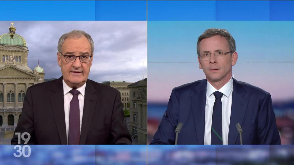 Le conseiller fédéral Guy Parmelin revient sur la décision de la Suisse de ne pas soutenir les industries à travers des subventions