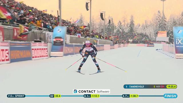 Ruhpolding (GER), sprint 7,5km dames: 2e victoire de la saison pour Ingrid Landmark Tandrevold (NOR)