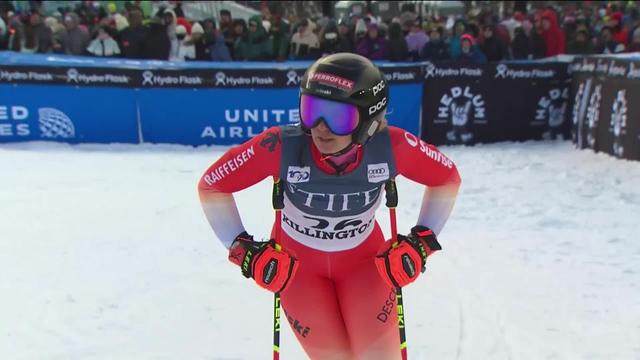 Killington (USA), slalom géant dames, 2e manche: Simone Wild (SUI) ne sera pas sur le podium