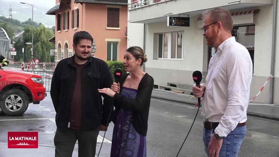 Témoignage d'une habitante de Chippis (VS) après les évacuations: interview de Marc-André Genolet