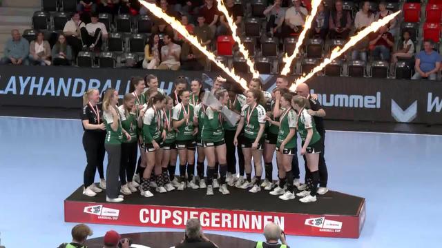 Finale dames, LK Zug - LC Brühl (37-30): les Zougoises remportent la Coupe de Suisse