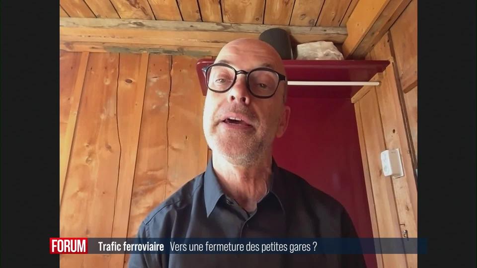 Les CFF souhaitent fermer les petites gares pour soulager le trafic: interview de Sylvain Guillaume-Gentil