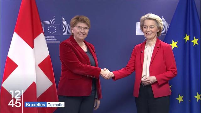 Reprise des négociations bilatérales aujourd'hui entre la Suisse et l'Union européenne