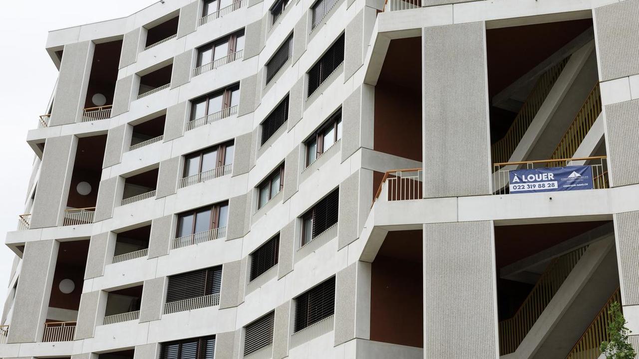 La façade d'un immeuble en Suisse. [Keystone - Salvatore Di Nolfi]