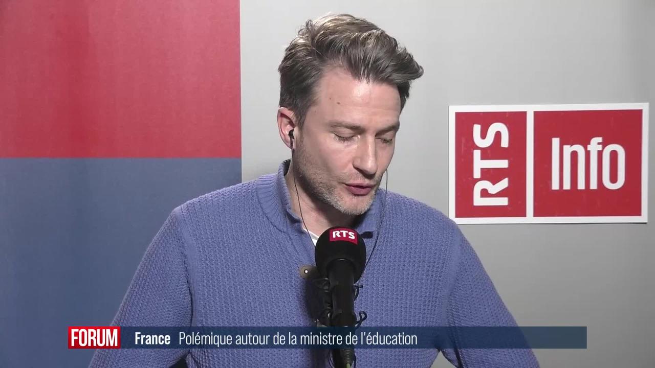La ministre de l'Education française au coeur d'une première crise pour le nouveau gouvernement