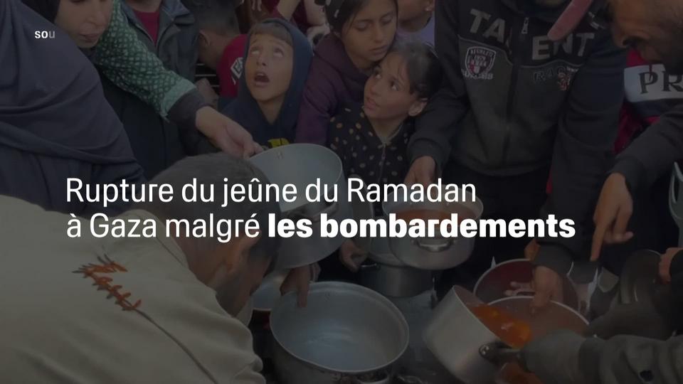 Premier jour du ramadan sous les bombardements à Gaza