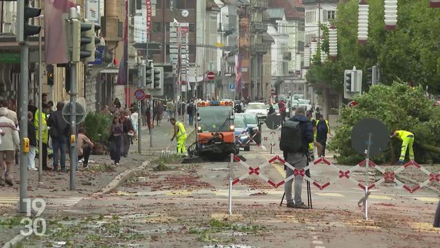 La tempête qui a frappé la Chaux-de-Fonds il y a un an a marqué toute une région
