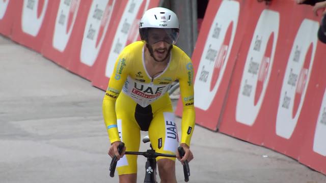 Étape 8, Aigle - Villars: Adam Yates (GBR) conclut à la deuxième place du chrono et remporte le Tour de Suisse!