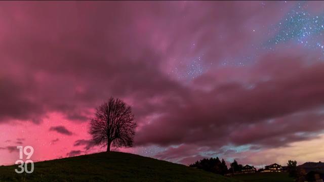 De nombreuses aurores boréales ont illuminé jeudi le ciel helvétique. En cause, une intense tempête solaire, qui a provoqué ce phénomène inhabituel en Suisse