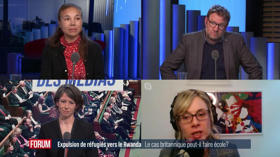 Forum des médias - La décision britannique d'expulser des réfugiés vers le Rwanda