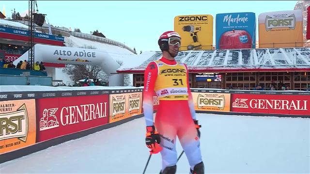 Alta Badia (ITA), slalom messieurs, 1re manche: Ramon Zenhäusern (SUI) ne verra sans doute pas la deuxième manche