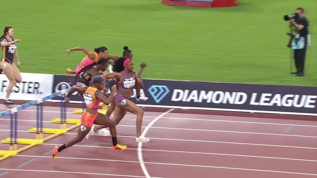 Xiamen (CHN), 100m haies dames: Camacho-Quinn (PUR) explose le record du meeting, Ditaji Kambudji (SUI) 7e