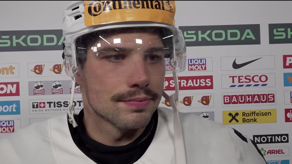 Groupe A, Danemark - Suisse (0-8): l'interview d'après-match avec Kevin Fiala