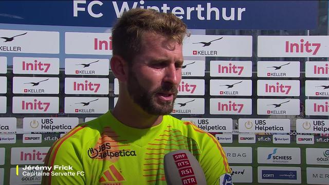 Football - Super League, Winterthour - Servette (0-1) : l'interview de Jérémy Frick, capitaine Servette FC