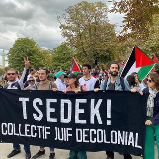 Manifestation du collectif juif décolonial Tsedek ! [LDD - Tsedek !]