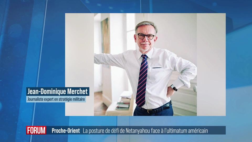 À quel point Israël est-elle dépendante des livraisons de munitions? Interview de Jean-Dominique Merchet