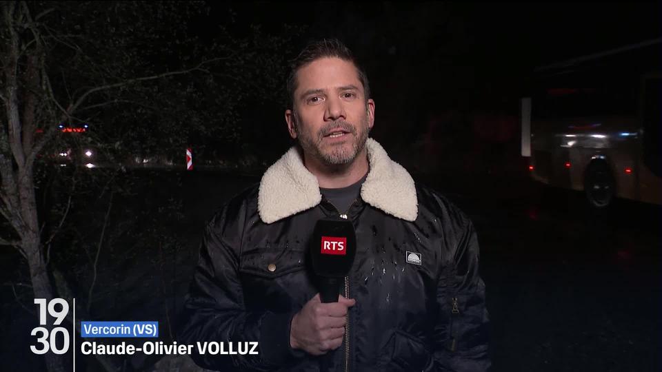 Claude-Olivier Volluz en direct du Val d'Anniviers après la réouverture de la route Vercorin-Pinsec