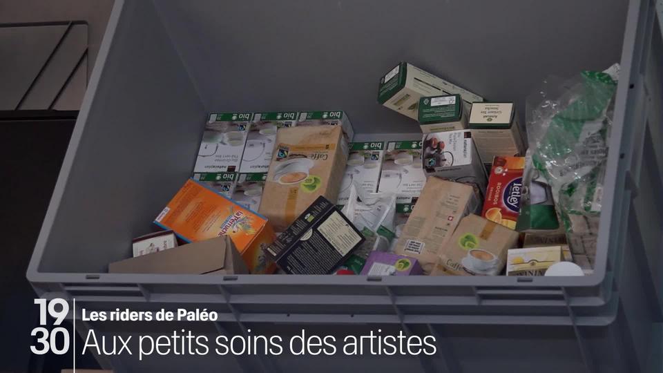 Dans les coulisses de Paléo, 5 bénévoles sont aux petits-soins pour répondre aux demandes de nourritures et de boissons des artistes