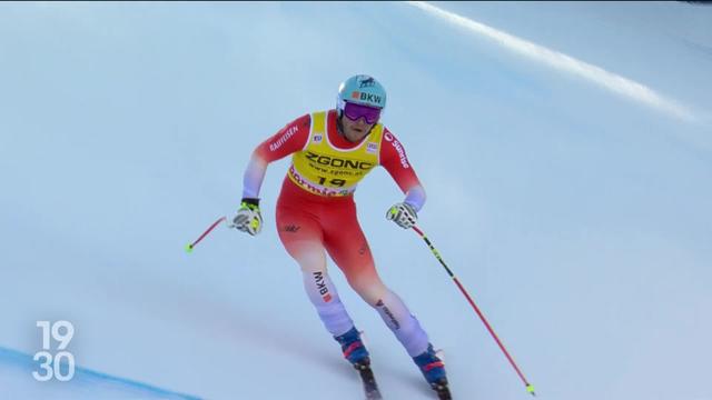 Doublé suisse en ski alpin: le Fribourgeois Alexis Monney devance Franjo von Allmen à Bormio