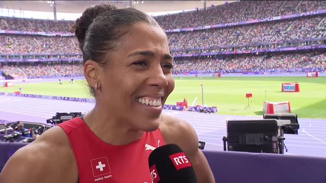 Mujinga Kambundji réagit, à chaud, à sa course en 200m