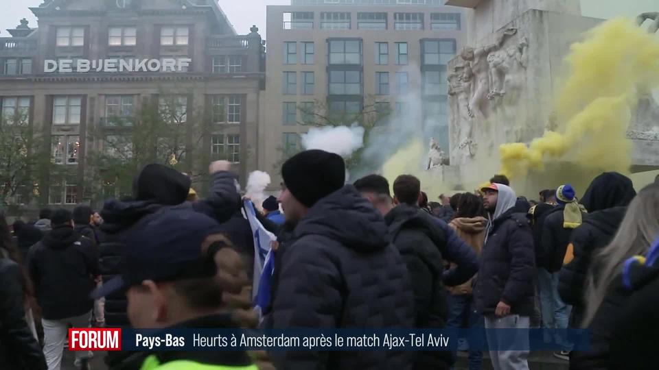 Heurts à Amsterdam après le match Ajax-Tel Aviv: Interview de Kévin Veyssière