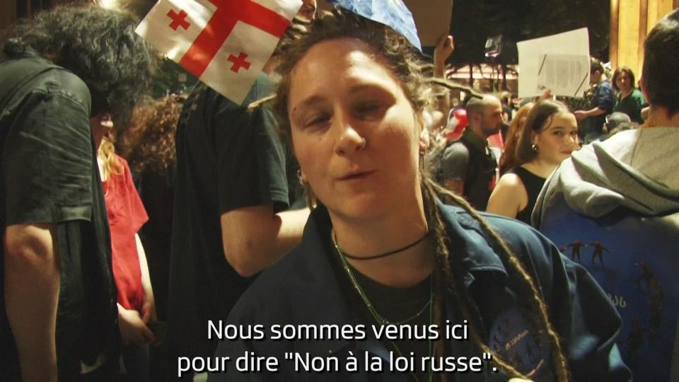 Manifestations en Géorgie contre le projet de loi sur l'"influence étrangère"