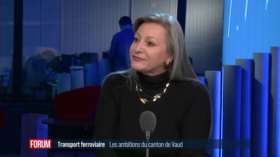 La canton de Vaud a d’ambitieux projets pour son réseau ferroviaire: interview de Nuria Gorrite