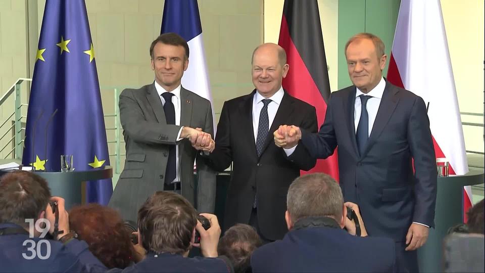 Le couple franco-allemand sur la voie de la réconciliation de leur discours de soutien envers Ukraine