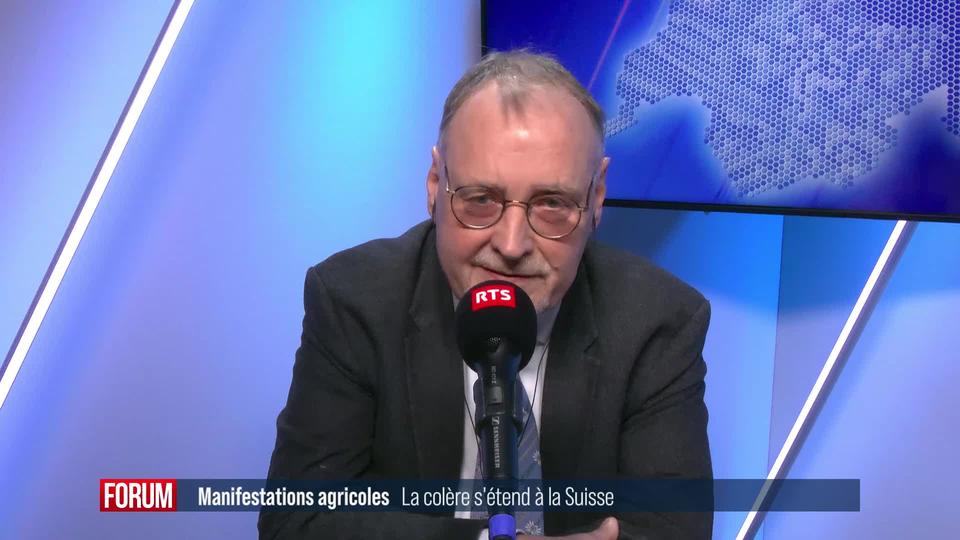 La colère des agriculteurs s’étend à la Suisse: interview de Francis Egger