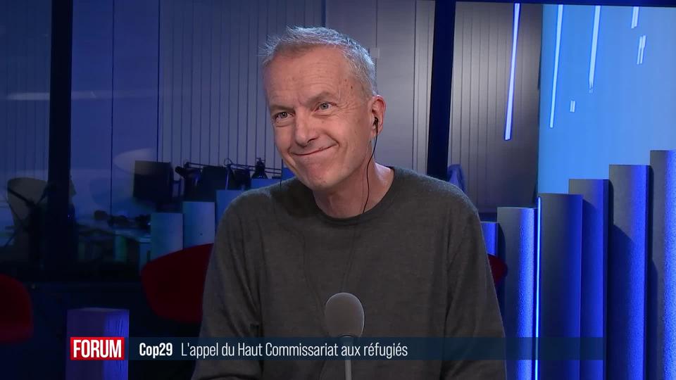 Appel du HCR à la COP29 sur les réfugiés liés aux événements météorologiques: interview d’Etienne Piguet