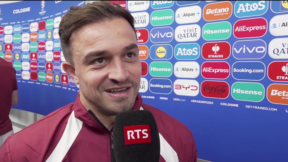 Gr. A, Ecosse - Suisse: Xherdan Shaqiri à l'interview