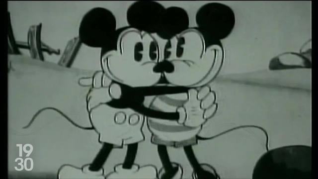 Datant de 1928, les versions originelles de Mickey et Minnie appartiennent désormais au domaine public