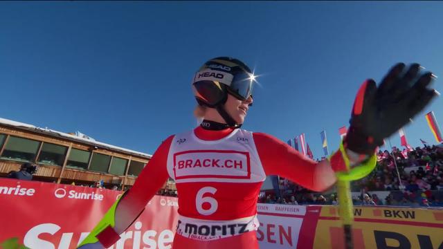 St. Moritz (SUI), Super-G dames: Lara Gut-Behrami (SUI) en 2e place malgré une grosse erreur