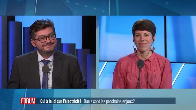 Réactions à l’adoption de la loi sur l’électricité: débat entre Kevin Grangier et Lisa Mazzone (vidéo)