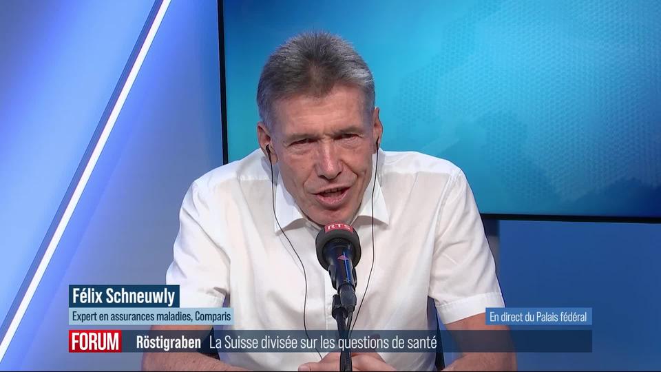 Le Röstigraben révèle-t-il d’autres clivages sur l’accès à la santé en Suisse? Interview de Felix Schneuwly (vidéo)