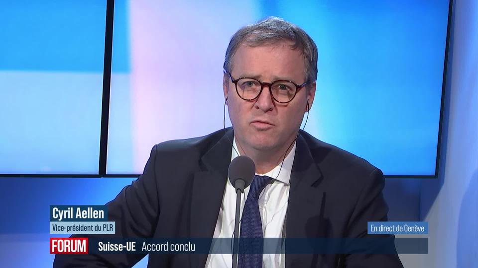 Accords Suisse-UE: quelles réactions politiques? Débat entre Céline Amaudruz, Cédric Wermuth et Cyril Aellen